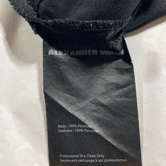 Alexander Wang Silk Drawsting Shorts Black Medium - Picture 8 of 9